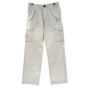 Z-Brand Mens Cargo Pants 29x32 Beige Cotton Blend Straight Leg